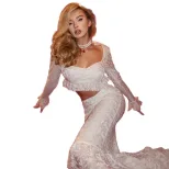 French Style Two Piece Set Square Neck Crop Top Long Lace Skirt Elegant Chic for Parties Wholesa