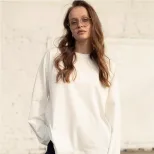 Womens Loose Fit Long Sleeve T Shirt Solid Color Round Neck 100 Cotton Spring Casual Wear Wholes