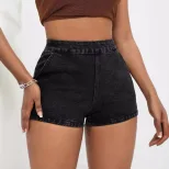Womens Slim Fit Denim Shorts Comfortable Stylish Casual Perfect for Summer Outings Wholesale Ava