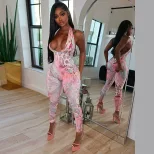Color Block Leopard Print Bodycon Mini Dress V Neck Slim Fit Sexy Style Perfect for Parties and