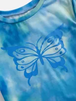 Tie Dye Short Sleeve T Shirt Casual Trendy Sexy Womens Fashion for Everyday Wear Wholesale Avail