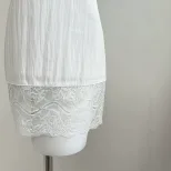 Summer Sexy V Neck Lace Bodycon Dress for Women Elegant Design Adjustable Straps Lightweight Fab