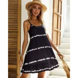 Womens Casual Vacation Dress Trendy Sweet Sleeveless Design Comfortable Fabric Available for Who