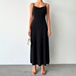 Elegant Womens Midi Dress Sexy Simple Fashionable Sleeveless Spring Summer Collection Wholesale