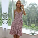 Summer Womens Irregular Print Cami Dress Trendy Design Lightweight Fabric Comfortable Fit Perfec