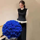 Sleeveless Ruffled Peplum Top and Long Skirt Set Elegant Design Waist Defining Fit Vintage Style