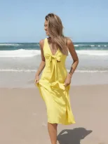 Womens Backless Maxi Dress Deep V Neck Adjustable Straps Beach Vacation Style Perfect for Birthd