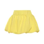 Summer Womens Bubble Skirt High Waist Solid Color Versatile Design Casual Wear for Parties or Ou