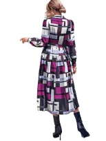 Elegant Long Sleeve Dress Chic Design Comfortable Fabric Versatile Style Perfect for Parties or