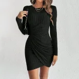 Elegant Womens Dress Slim Fit Versatile Spring Summer Style Perfect for Casual or Formal Occasio