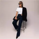 Womens Basic Solid Color T Shirt Slim Fit Short Sleeve Comfortable Fabric Casual Spring Summer W