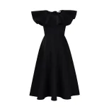 Elegant Ruffle Hem Maxi Dress Fashionable Sophisticated Perfect for Parties Available for Wholes