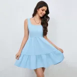 Elegant Off Shoulder Dress Ruffled Hem Slim Fit Sophisticated Design Perfect for Parties and Spe
