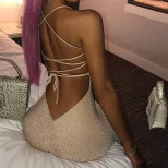 Summer Sexy Split Midi Dress for Women Adjustable Straps Slim Fit Trendy Style Perfect for Parti