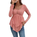 Casual Womens T Shirt Slim Fit Stylish Versatile Spring Summer Collection Wholesale Available