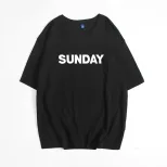 Womens Summer Graphic T Shirt Loose Fit Round Neck Short Sleeve Cotton Casual Wear for Everyday