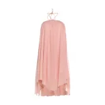 Chic Backless Halter Dress Loose Fit Solid Color Sexy Design Perfect for Autumn and Winter Whole