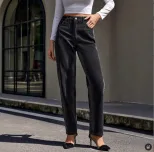 High Waisted Slim Fit Straight Leg Jeans Womens Autumn Winter Collection Casual Wear Ready to Sh