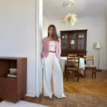 Fringe Two Piece Set Elegant Outerwear and Skirt European and Korean Style Perfect for Fall and