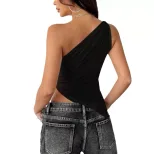 Womens American Style Sweet and Spicy Tank Top Trendy Design Comfortable Fabric Spring Summer We