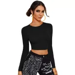 Womens Slim Fit Backless T Shirt Minimalist Sexy Design Short Sleeve Spring Summer Style Wholesa