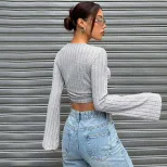 Womens Slim Fit Short Sleeve T Shirt Trendy Spring Summer Street Style Comfortable Casual Wear W