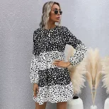 Womens Loose Fit Long Sleeve Dress Zebra Print Casual Summer Wear Available in Multiple Sizes Wholesale