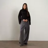 Dark Aesthetic Womens Cape Sleeve Top High End Design Unique Style Spring Summer Fashion Wholesa