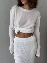 Womens Long Sleeve Snowflake Pattern T Shirt Lightweight Loose Fit Round Neck Summer Style Whole