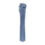 Trendy Womens Denim Pants Bow Tie Print Casual Style Comfortable Fit Wholesale Available customi