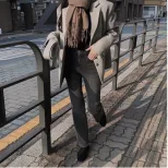 韩国ins复古高腰阔腿牛仔裤女2023春季新款韩版显瘦百搭直筒长裤