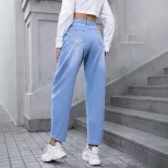 Slim Fit Denim Jeans Stylish Versatile Trendy Casual Wear for Women Wholesale Available OEM ODM