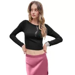 Womens Sexy Backless Crop Top Slim Fit Spring Summer Stylish Design Wholesale Available private