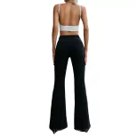 High Waisted Distressed Skinny Jeans Stretch Fabric Slim Fit Trendy Design Casual Wear Everyday