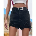 High Waisted Denim Shorts Casual Style Straight Leg Summer Wear Wholesale Available low MOQ fast