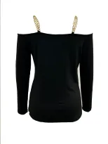 Womens Heart Print Long Sleeve T Shirt Stylish Off Shoulder Design Casual Streetwear Wholesale A