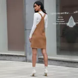 Womens Slim Fit Solid Color Short Dress Adjustable Straps Casual Style Perfect for Summer Outing