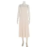 Elegant A Line Dress Strapless Backless Waist Cinching Solid Color Perfect for Formal Events Who