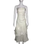 Elegant French Style Womens Maxi Dress Sweet Aesthetic Spaghetti Straps Perfect for Parties and