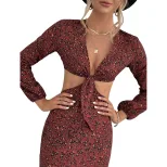 Summer Sexy V Neck Dress Low Cut Elegant Silhouette Lightweight Fabric Perfect for Parties or Ca