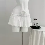 Lace Mini Skirt Low Waist A Line Design Elegant Style Perfect for Parties and Casual Wear Ready