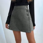 High Waist A Line Bodycon Dress Sexy Black Trendy Design Perfect for Parties or Night Out Ready