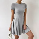 Ballet Inspired Mermaid Dress Slim Fit Knitted Fabric Elegant Style Perfect for Parties and Spec