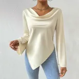 Elegant Long Sleeve T Shirt Chic Sophisticated Style Perfect for Spring and Summer Wholesale Ava