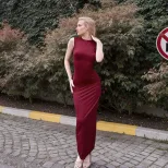 Summer Womens Bodycon Dress Sexy Backless Hollow Design Waist Cinching Trendy Evening Wear Whole