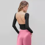 Womens Sexy Backless Crop Top Slim Fit Spring Summer Stylish Design Wholesale Available private