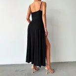 Elegant Womens Midi Dress Sexy Simple Fashionable Sleeveless Spring Summer Collection Wholesale
