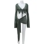 Womens Sexy Cardigan Cover Up Set Beach Vacation Dress with Skirt Lightweight Stylish Perfect fo