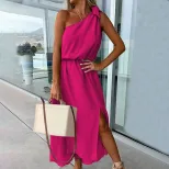Off Shoulder Vacation Dress Slim Fit Elastic Waist Sexy Style Ideal for Summer Parties Wholesale