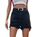 High Waisted Denim Shorts Casual Style Straight Leg Summer Wear Wholesale Available low MOQ fast
